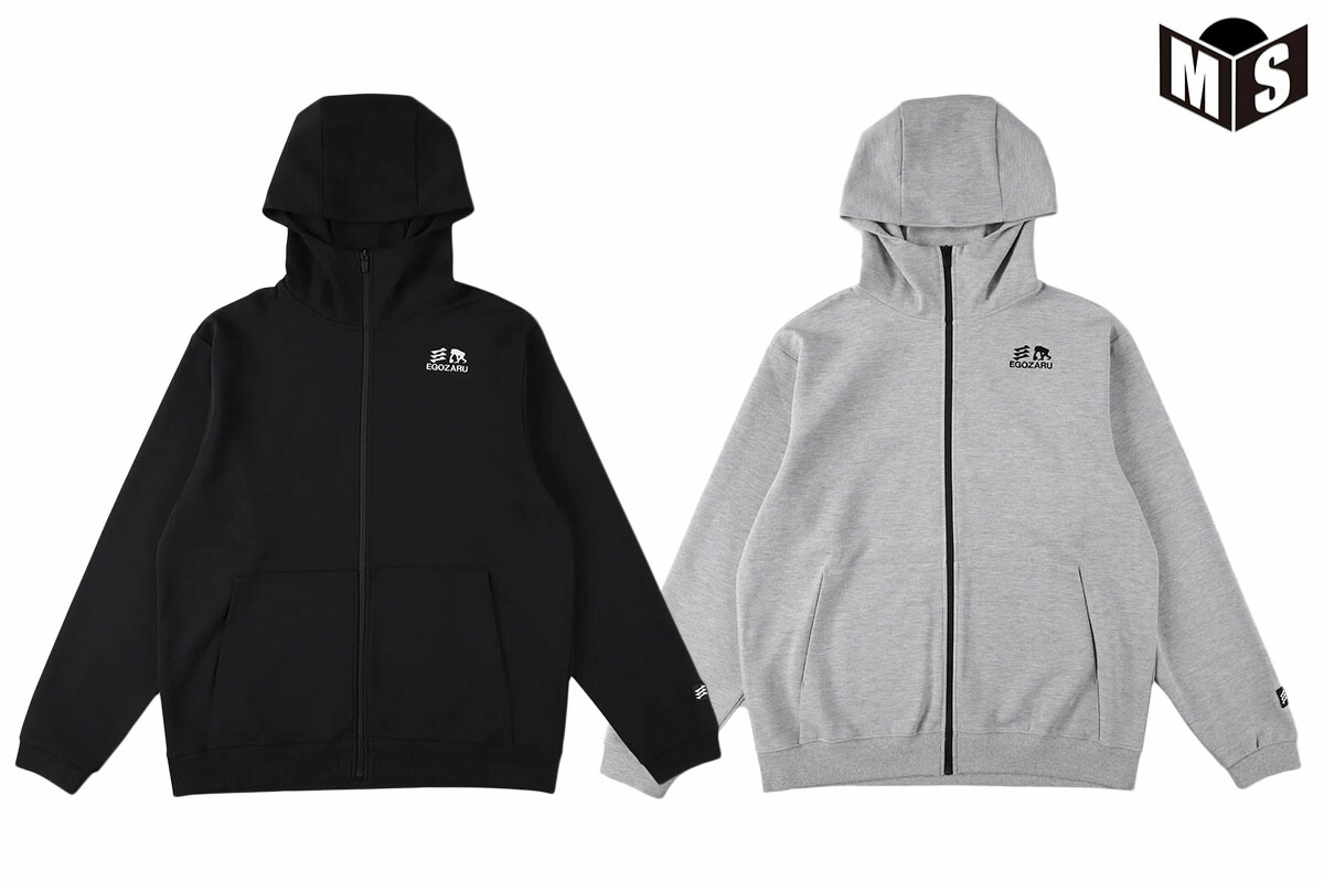 楽天市場】ダブルフェイス スウェット ZIPアップパーカエゴザル