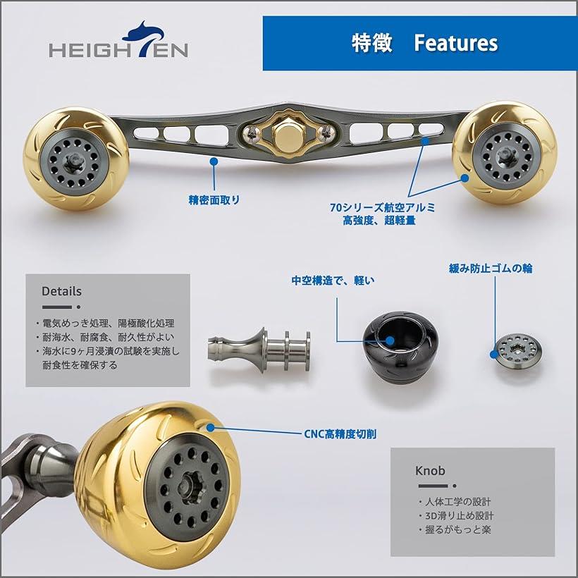 楽天市場】ベイト リール ハンドル シマノ ダイワ アブガルシア 通用