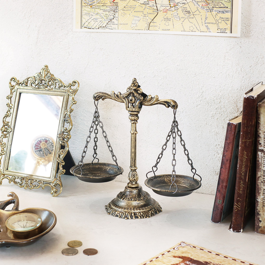 楽天市場】イタリア ザマック 天秤 ヨーロピアン お洒落 置物