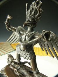 楽天市場】金翅鳥(ガルーダ) 銅造彫金仕上げ 一点もの : 仏像仏画