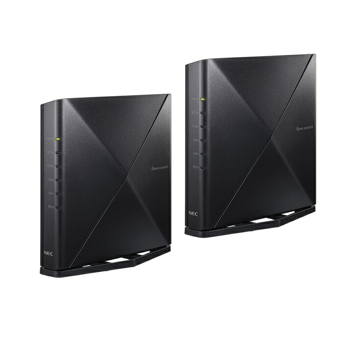 楽天市場】NEC Aterm WX5400T6/MS 無線LANルーター ペアリング済み 2台