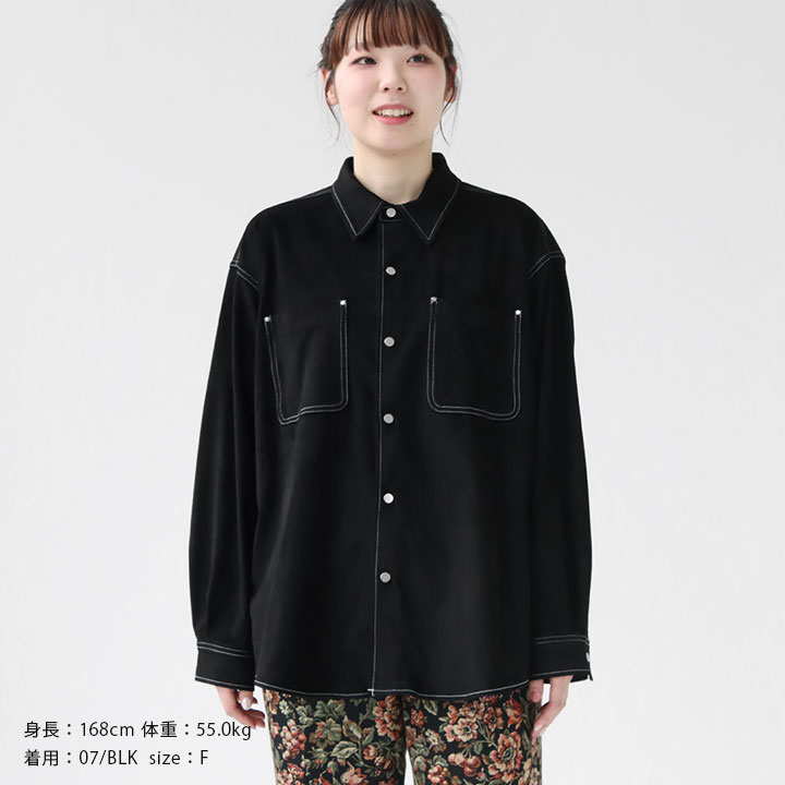 楽天市場】SHINZONE シンゾーン｜スエードシャツ 25AMSBL03 : news