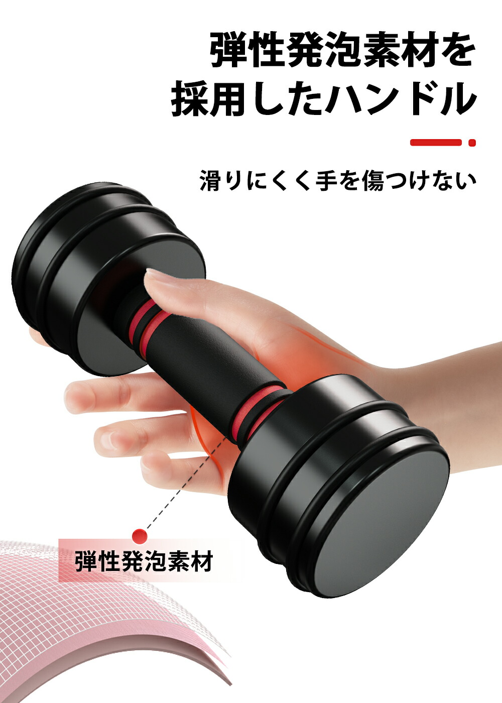 楽天市場】【P5倍】365日間保証 Northdeer 可変式ダンベル 10kg/7.5kg