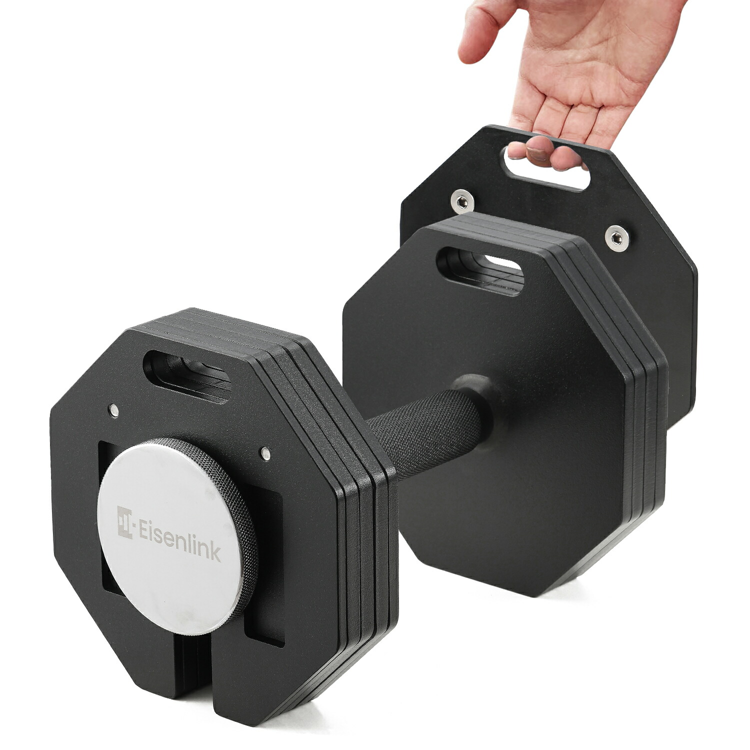 楽天市場】【P5倍】Eisenlink 可変式ダンベル 4~36KG 2KG刻み 最大17