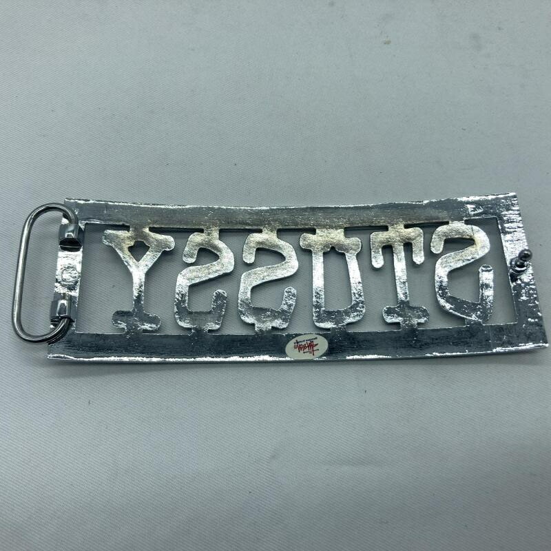 STUSSY メタル ベルトバックル ステューシー シルバー[19]