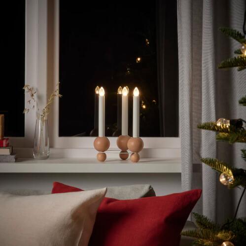 楽天市場】【NEW】IKEA イケア STRÅLA ストローラLEDキャンデラブラ 3