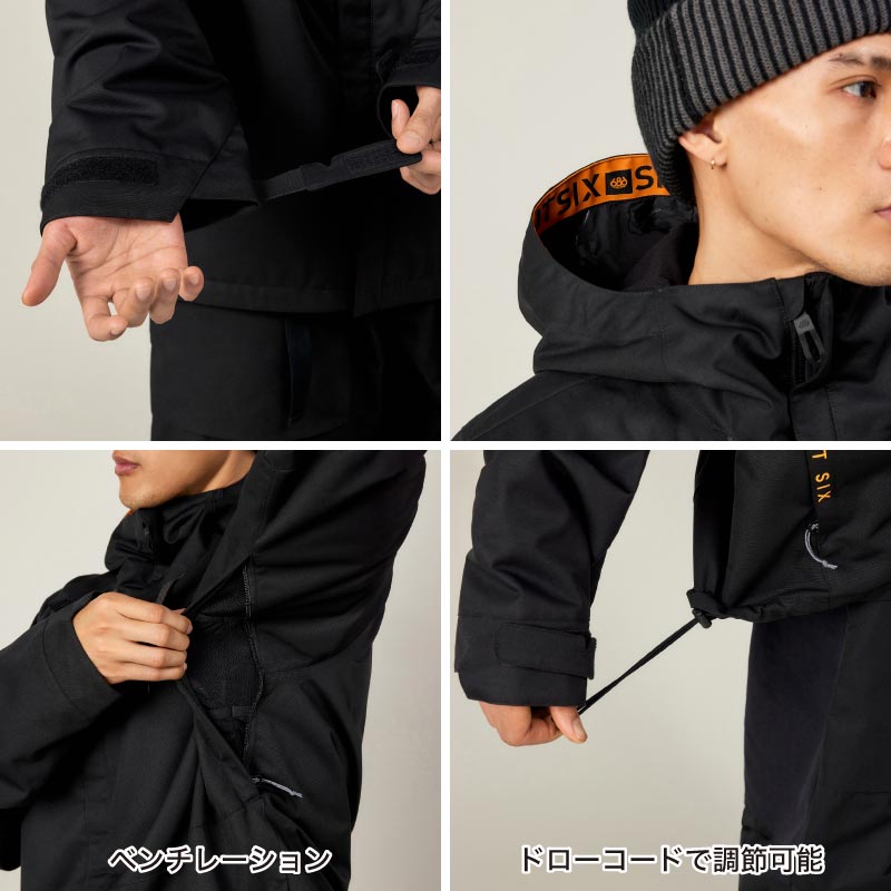 楽天市場】686/シックスエイトシックス メンズ スノージャケット JAPAN