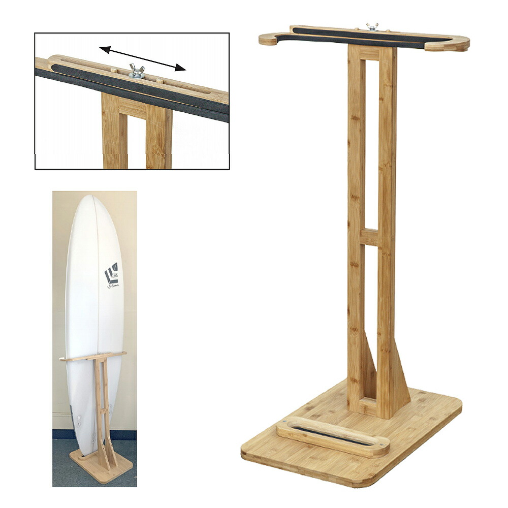 楽天市場】サーフボードラック diy バンブースタンド サーフボード