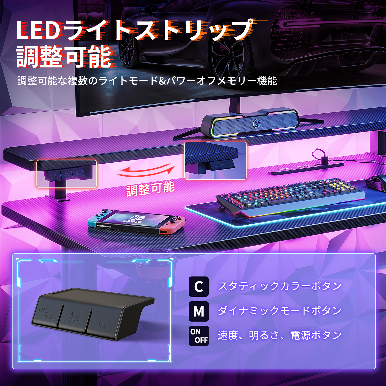 楽天市場】＼20％オフクーポン引き 枚数限定／送料無料 LED付き 幅80cm