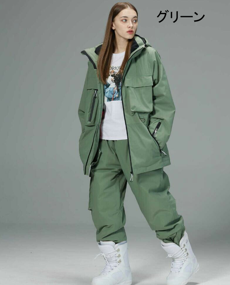 楽天市場】【新品セール】スノーボードウェア 上下セット ペアスノー