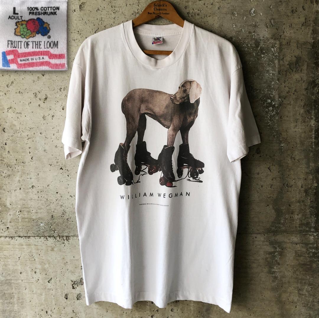 楽天市場】XZ497 90s WILLIAM WEGMAN ウィリアムウェグマン Tシャツ