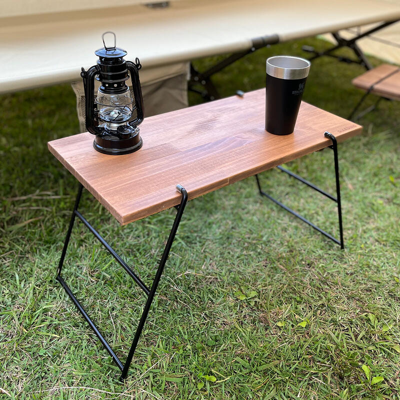 楽天市場】アウトドア用サイドテーブル W600mm：簡単ツーステップ組立