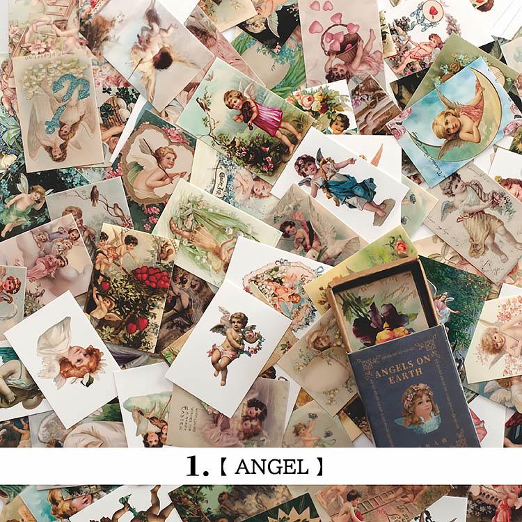 楽天市場】即日出荷 海外 ヴィンテージペーパー 100枚 箱入り 柄が全て