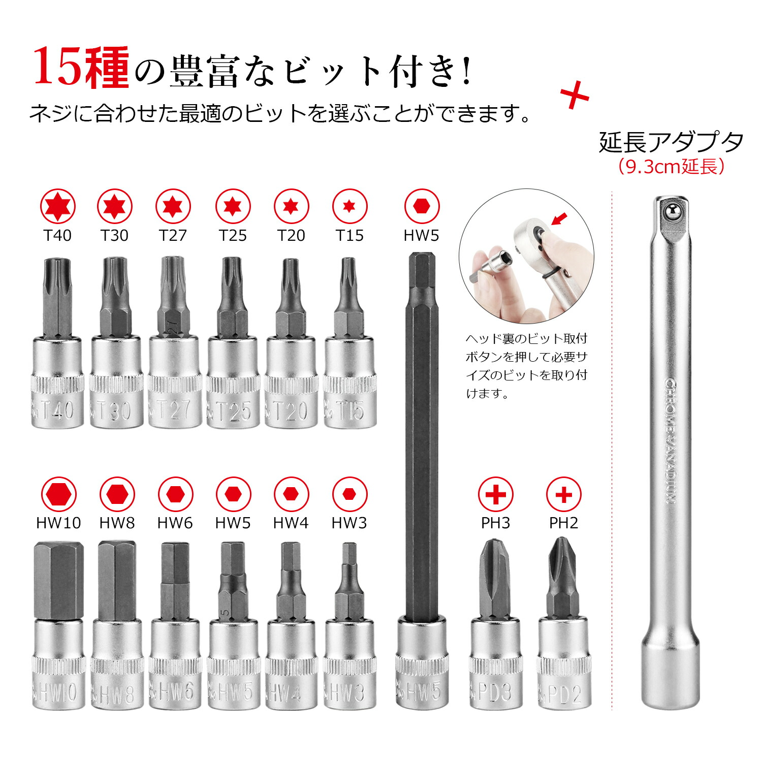 楽天市場】【送料無料】CXWXC トルクレンチ セット 差込角6.35mm（1/4