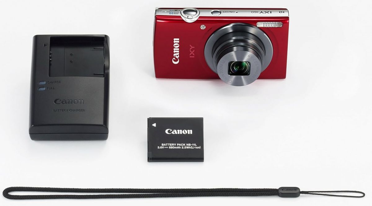 楽天市場】【中古】Canon デジタルカメラ IXY160 レッド 光学8倍ズーム