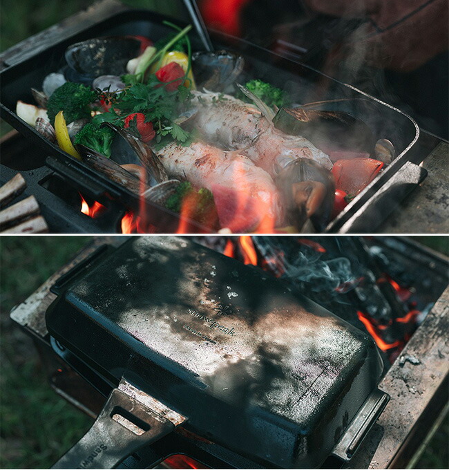 楽天市場】【SALE 45%OFF】スノーピーク タキビサンドスキレット snow