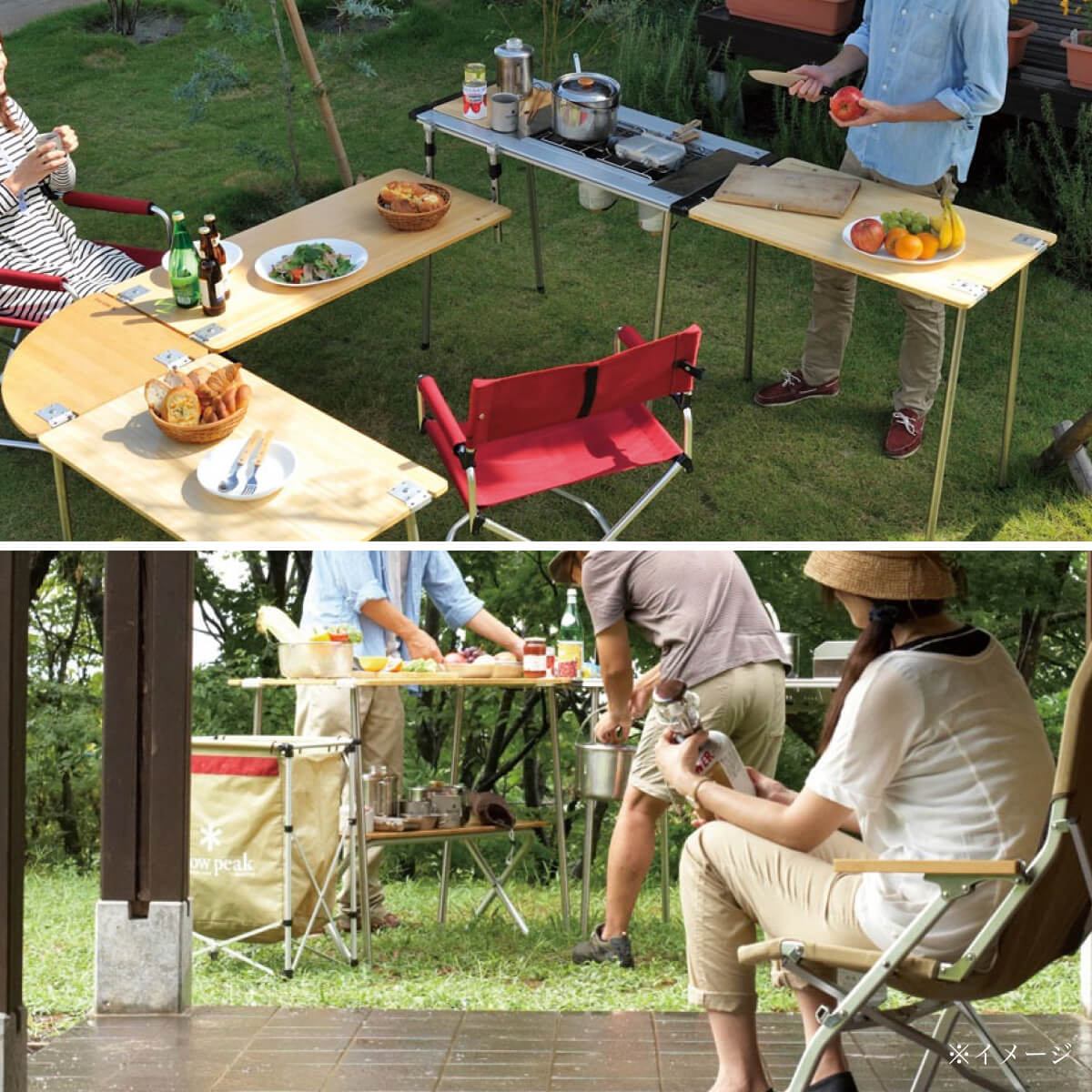 楽天市場】【SALE】スノーピーク アイアングリルテーブル 830脚セット