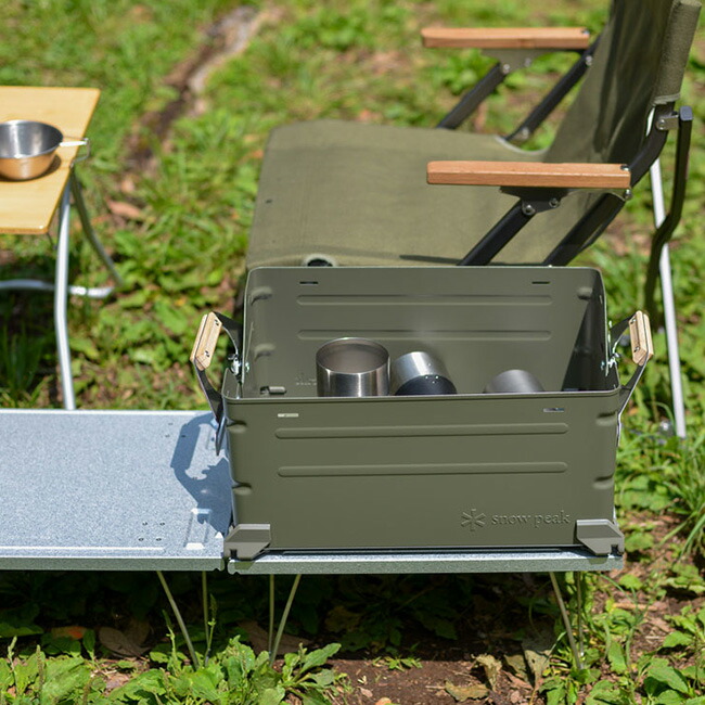 楽天市場】スノーピーク シェルフコンテナ50 オリーブドラブ snow peak