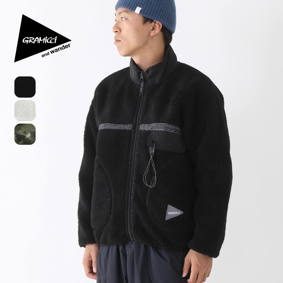 楽天市場】グラミチ×アンドワンダー JQテープフリースジャケット