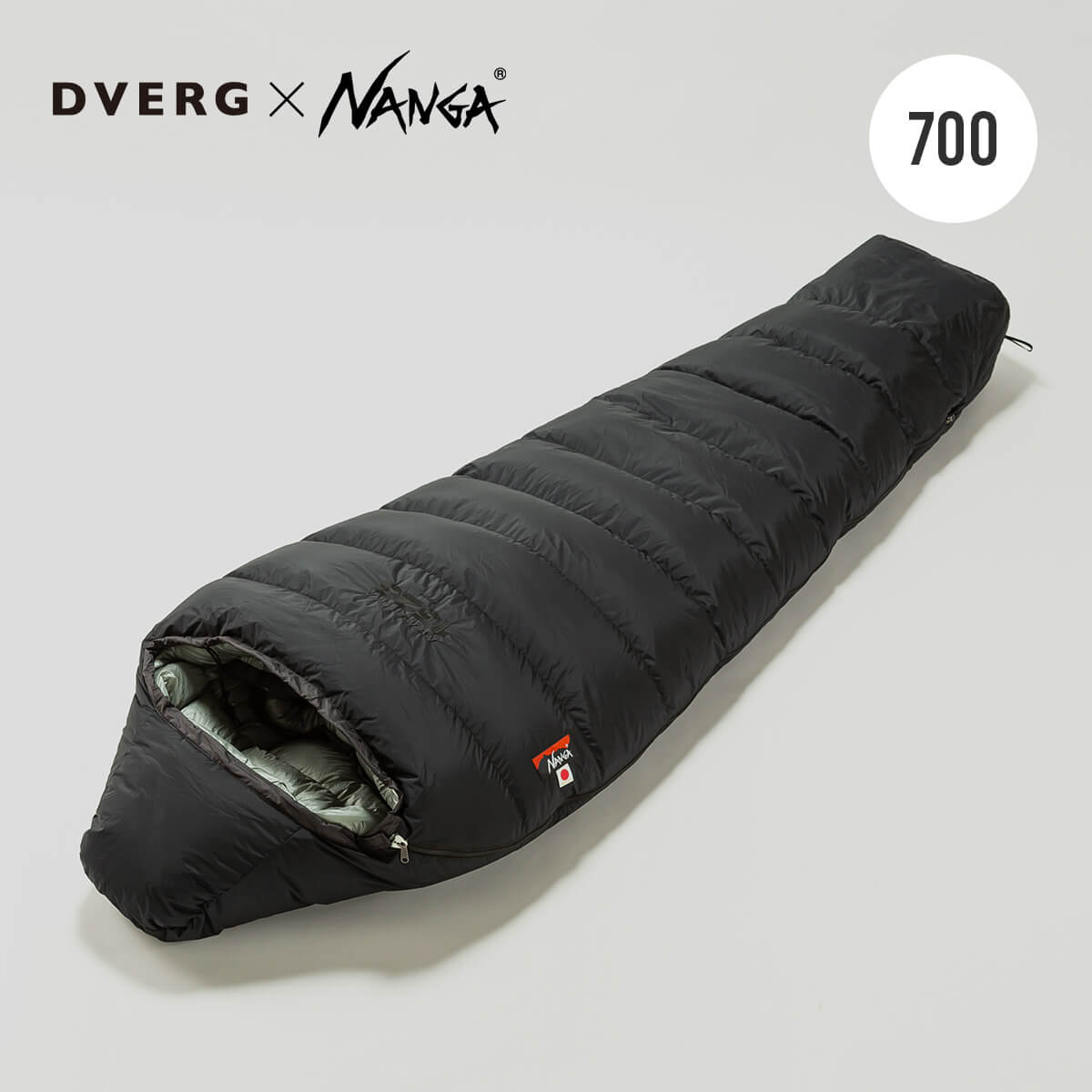 楽天市場】ドベルグ×ナンガ ARASHIMA1523 ブラック DVERG×NANGA 寝袋