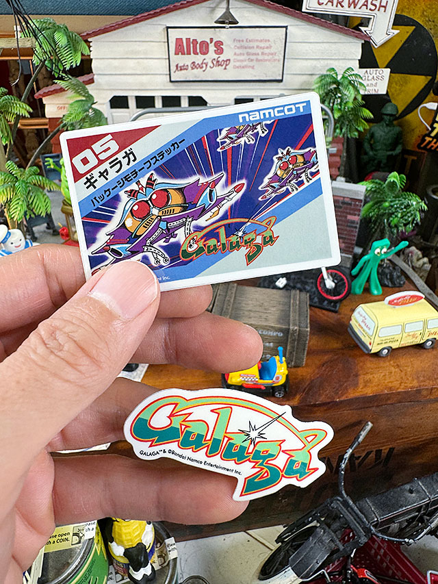 楽天市場】ナムコ オフィシャル ステッカー ギャラガ （ソフト