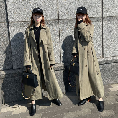 楽天市場】＜月間優良ショップ賞51回受賞＞【 トレンチコート マキシ