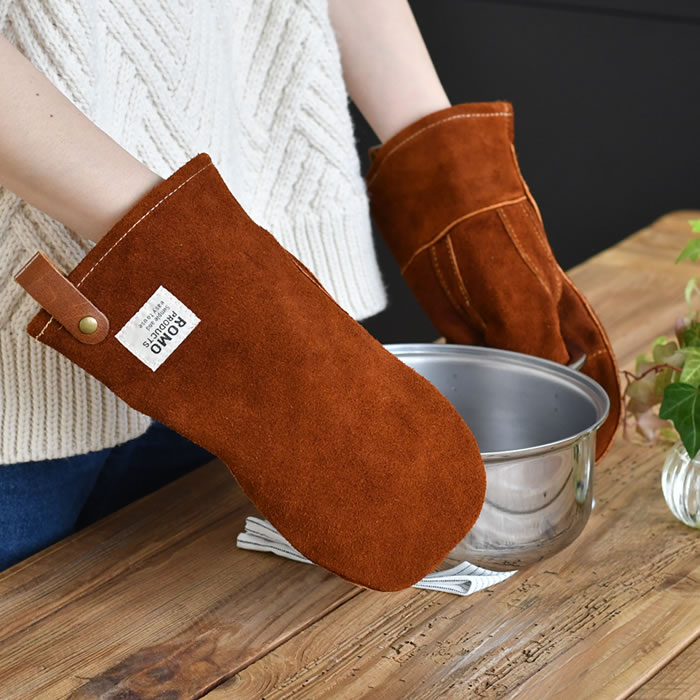 楽天市場】Leather mittens レザーミトンM 焚火 グローブ ミトン 手袋