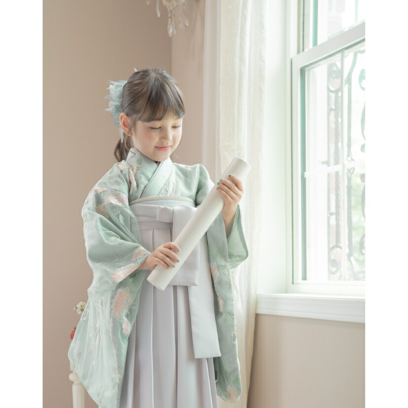 楽天市場】卒服セール目玉 卒業式 キッズ 簡単刺繍チュール袴セット