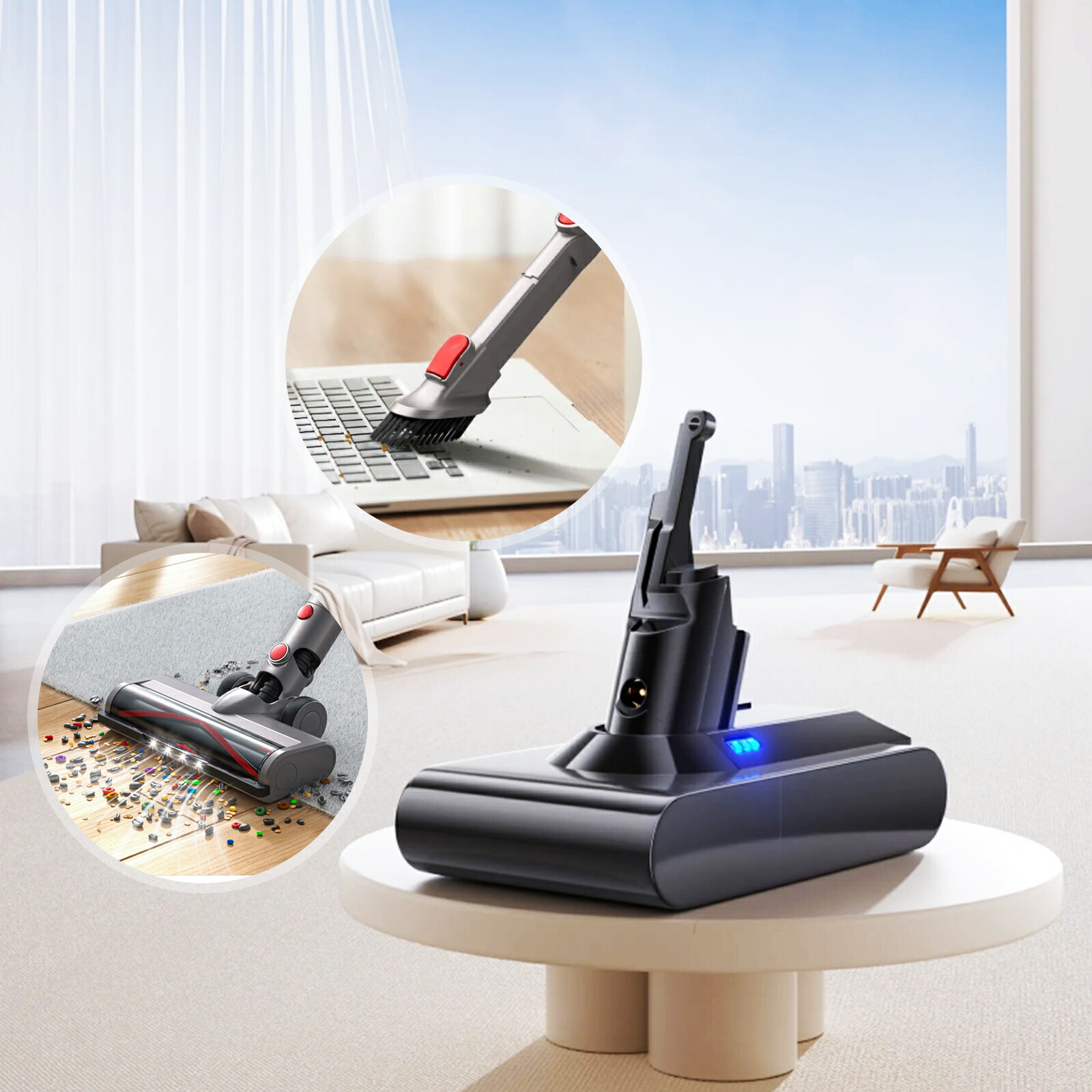 楽天市場】【期間限定 5倍】ダイソン 掃除機 v8 バッテリー 大容量