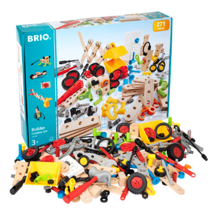 楽天市場】BRIO ビルダークリエイティブセット木のおもちゃ 知育玩具