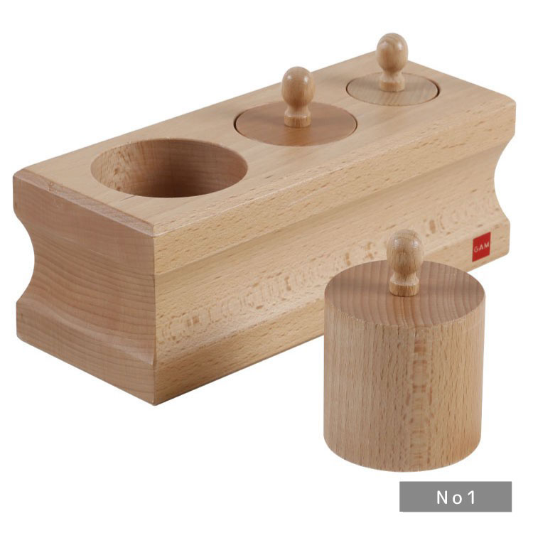 楽天市場】モンテッソーリ教育（AMI認定）GAM 乳幼児用 円柱さしNO1