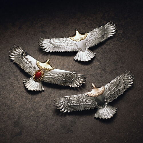 楽天市場】【鷲見太郎 Pendant ペンダント】唐草彫アラベスクイーグル