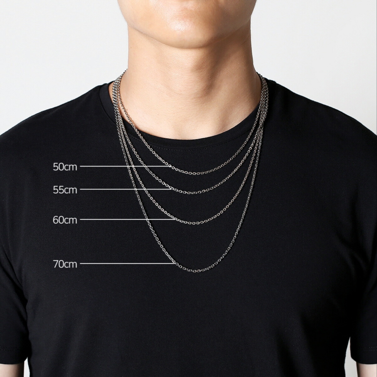 楽天市場】スクロールチェーン 2.0mm 40cm~60cm シルバー925