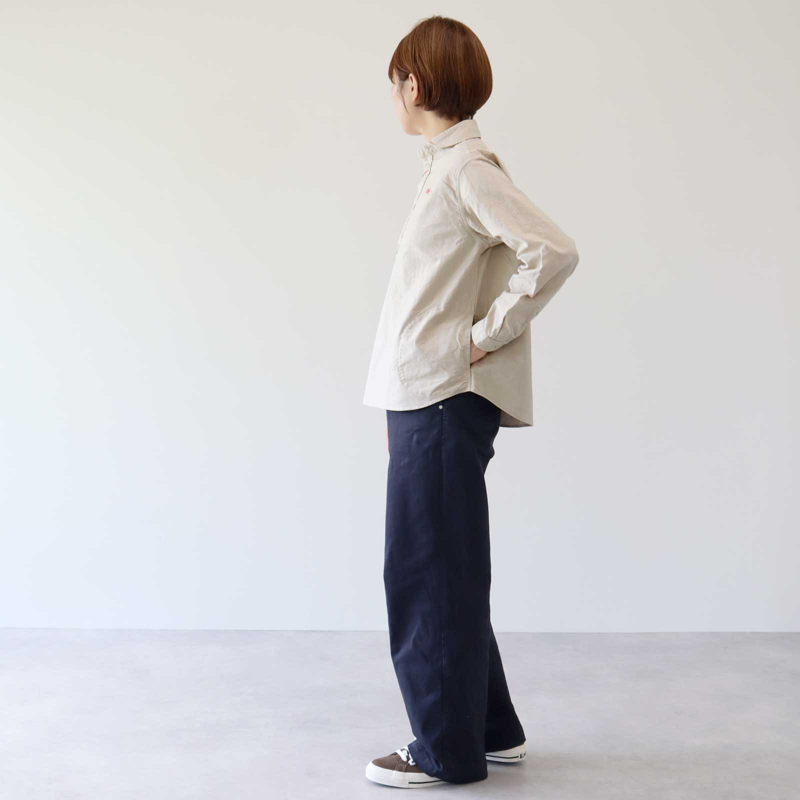 楽天市場】レディース 34-38 ダントン ラウンドカラー 丸襟 プル