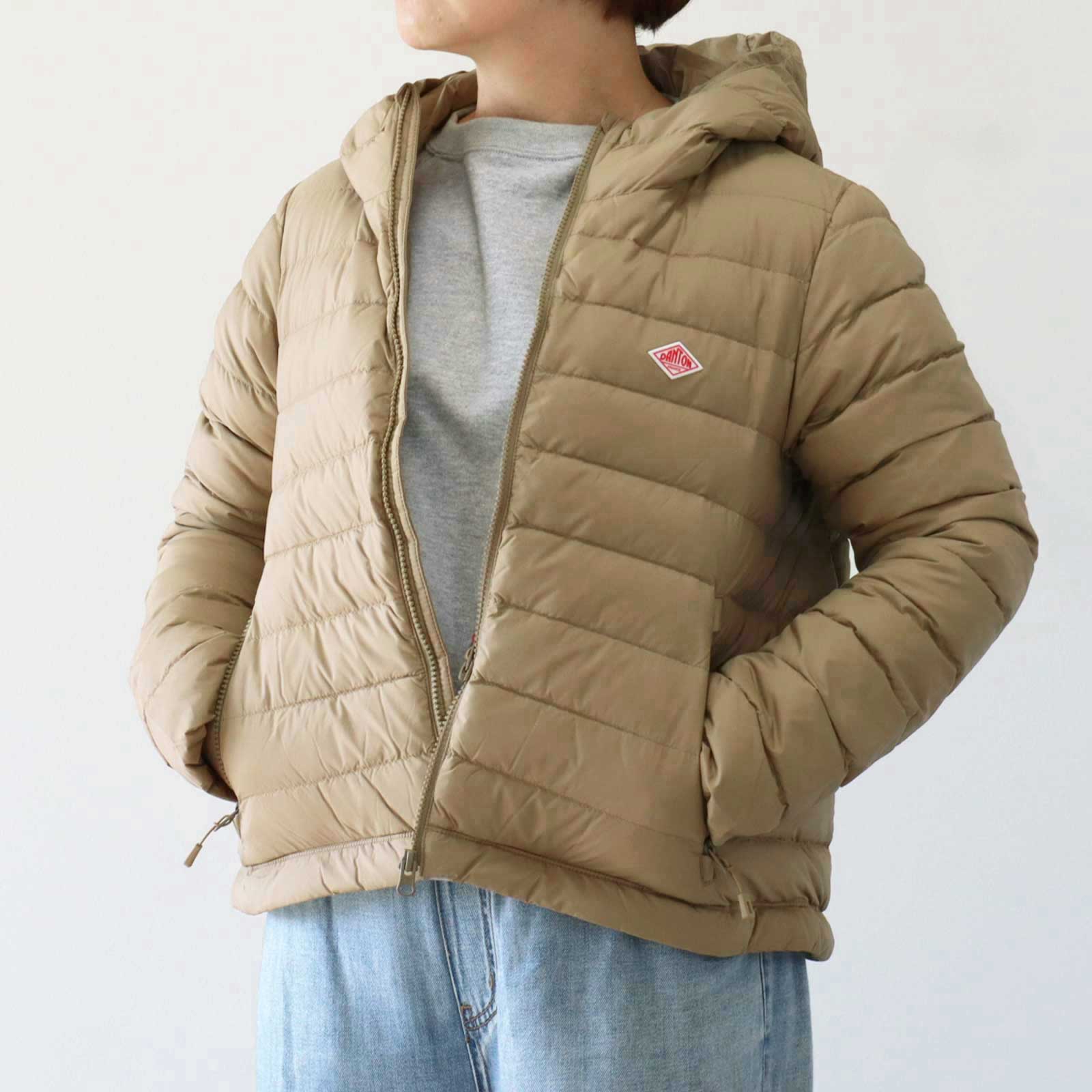 楽天市場】レディースXS ダントンナイロンタフタ ミドル ダウン フード