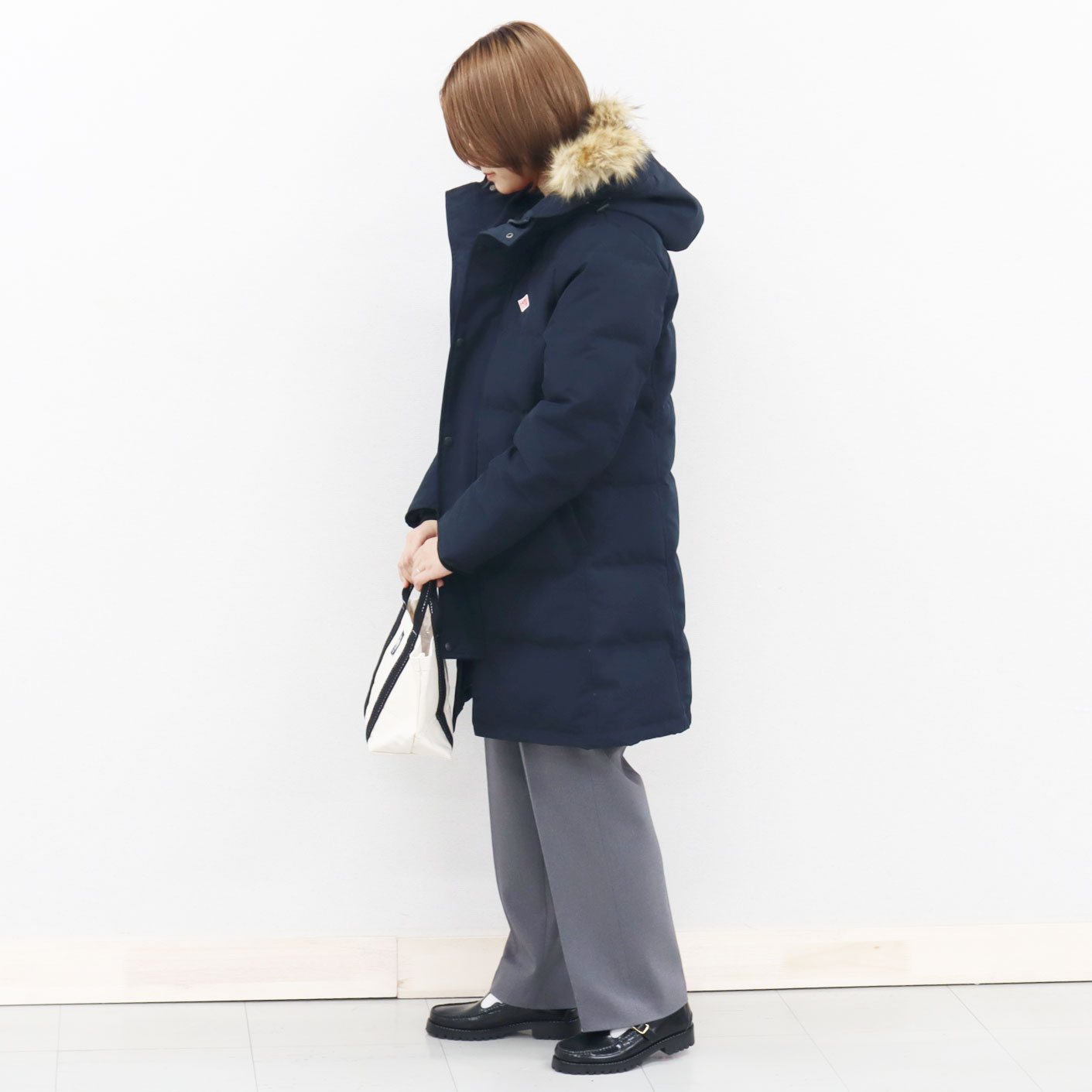 楽天市場】Sサイズ ダントン エコ ファー フード ダウン コート