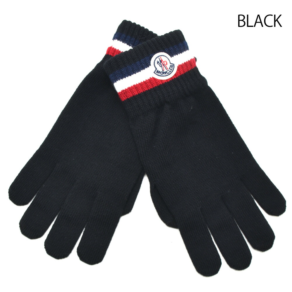 楽天市場】モンクレール 手袋 メンズ グローブ ニット トリコロール