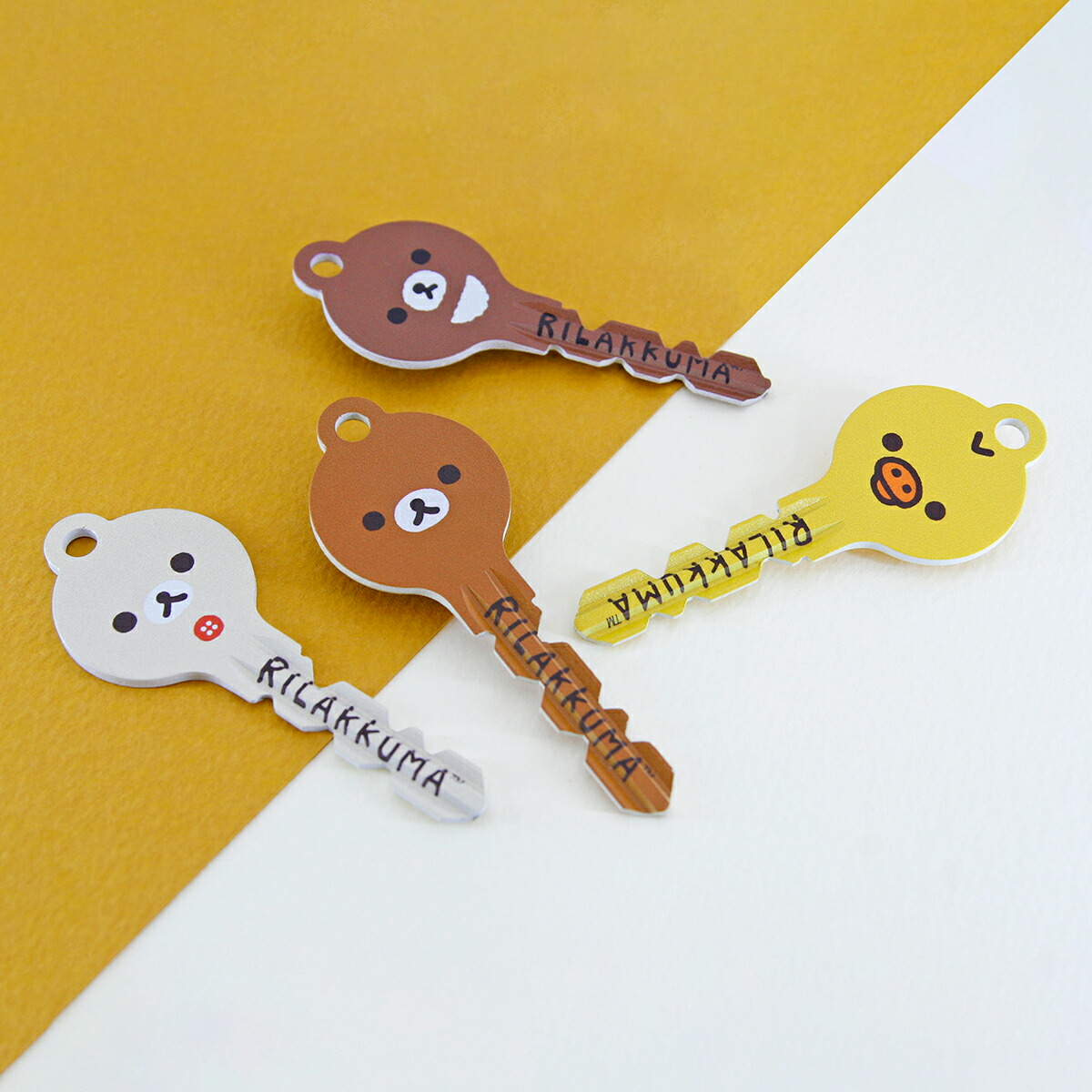 楽天市場】リラックマ ビジュアルアートキー フェイス2 4種セット