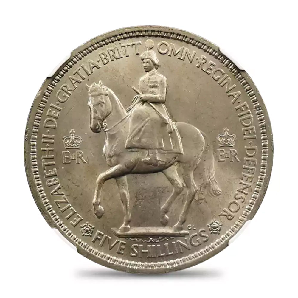 楽天市場】☆即納追跡可☆【NGC鑑定】1953 エリザベス2世 エリザベス2