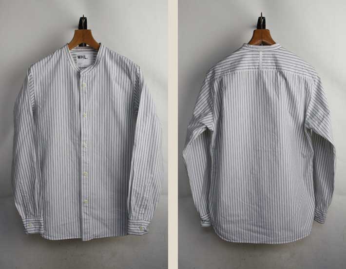 楽天市場】MHL. 長袖シャツ メンズ マーガレット ハウエル バンド