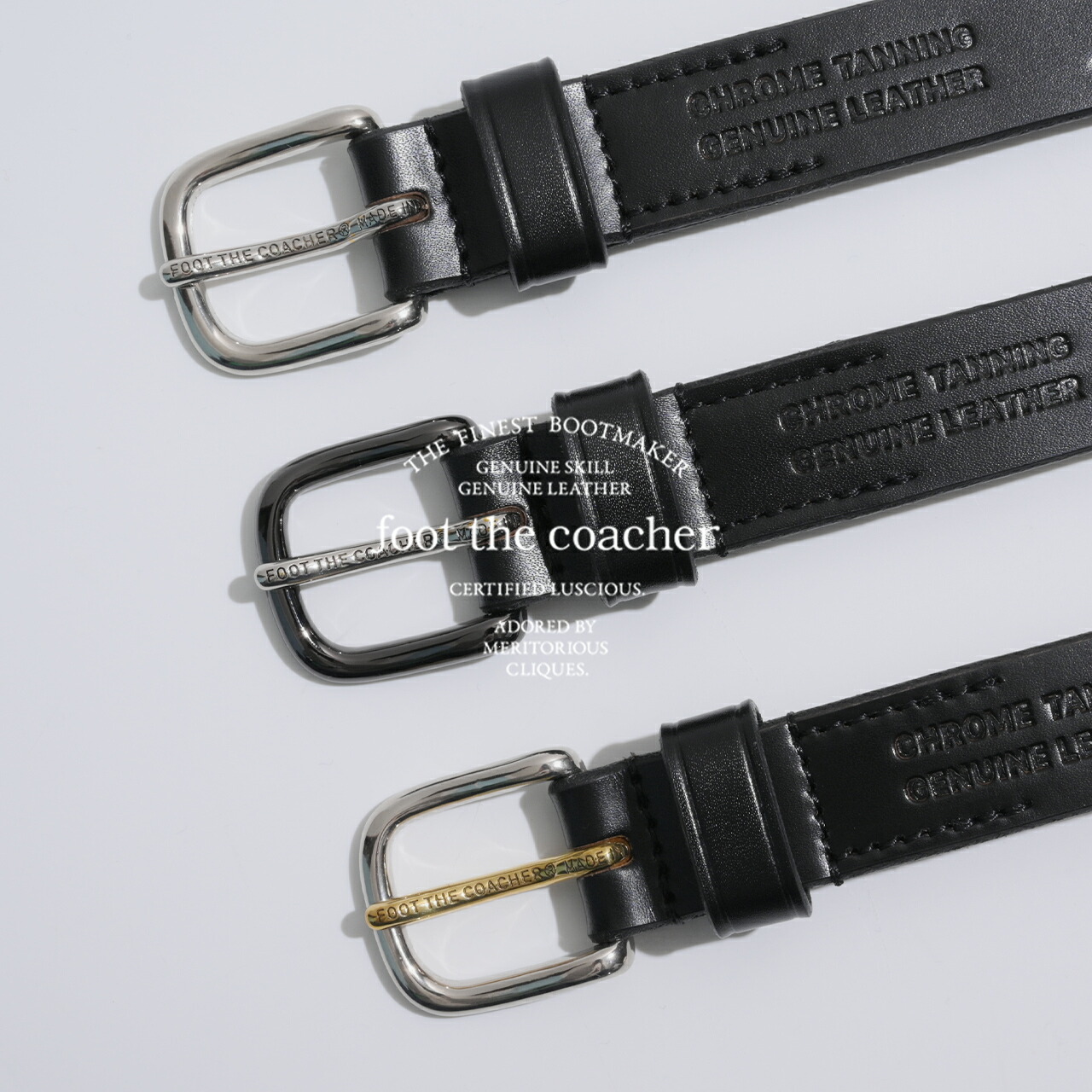 楽天市場】フットザコーチャー foot the coacher クロムレザー ベルト