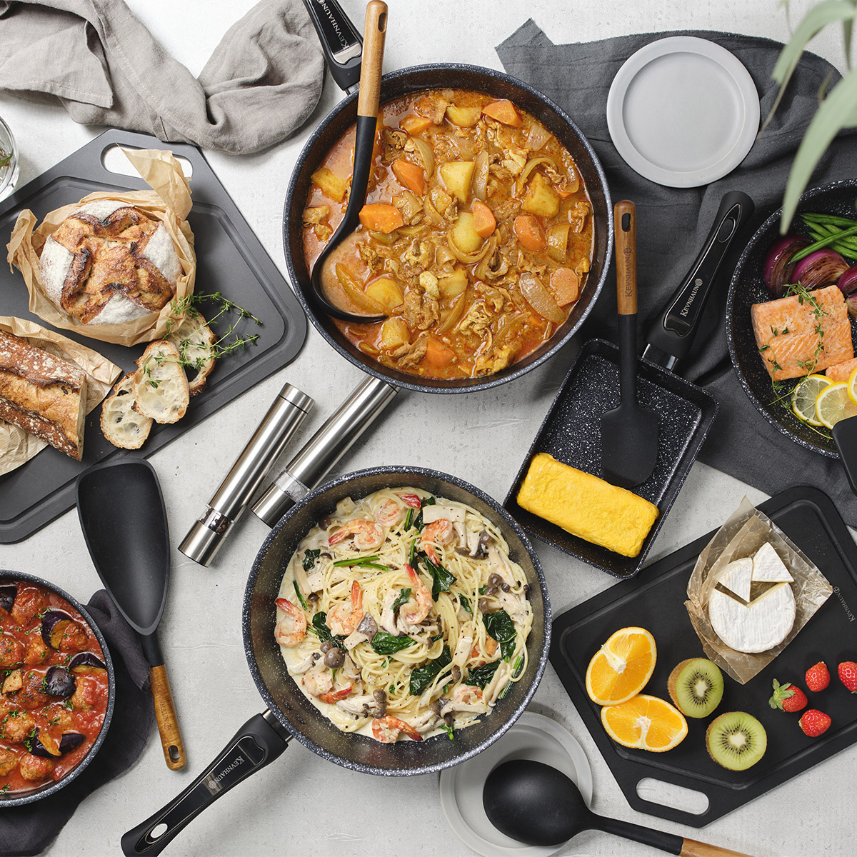 楽天市場】ケブンハウン KEVNHAUN ジェットブラックフライパン20cm