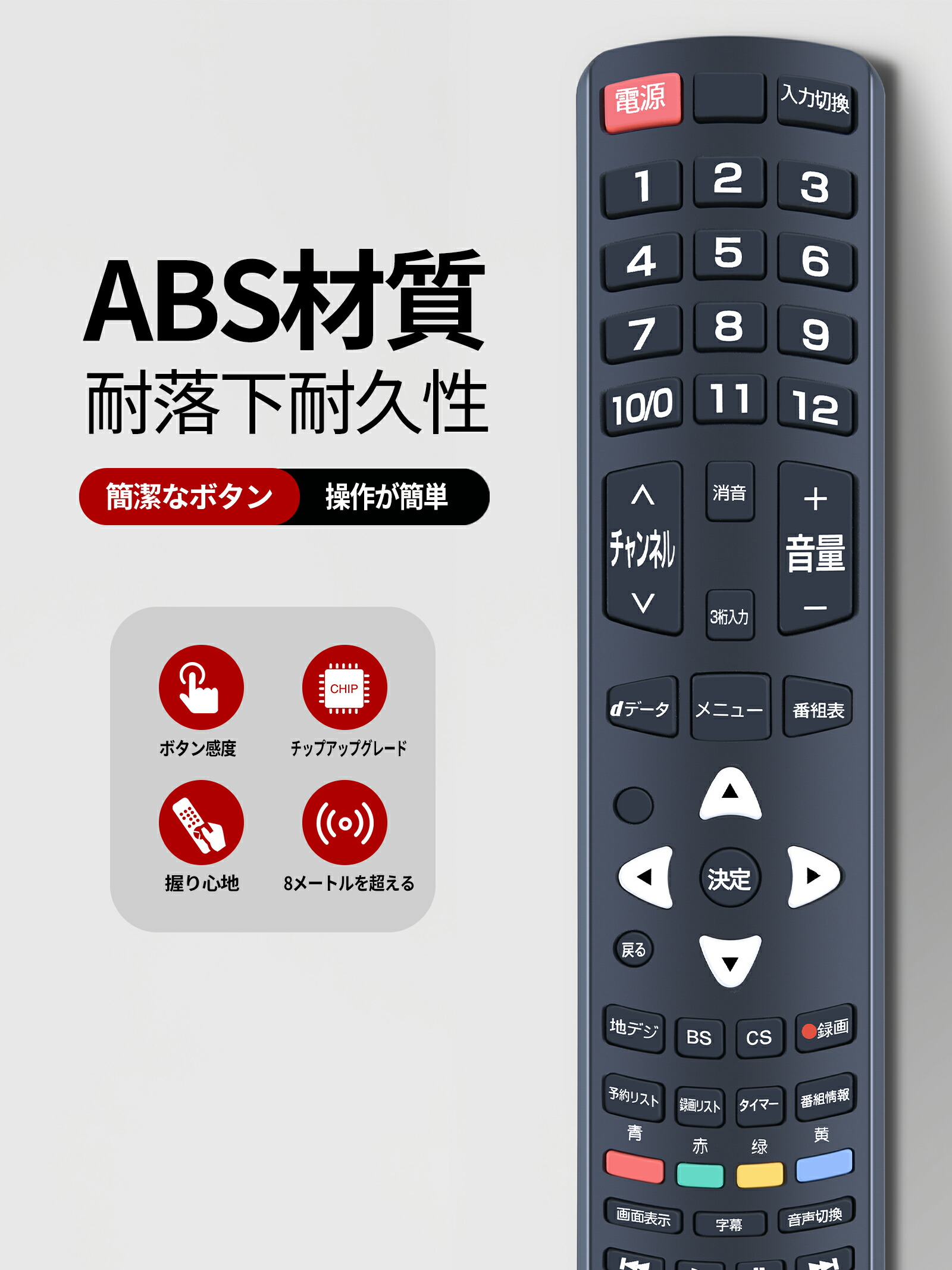 楽天市場】TCL RC3100J01 交換用リモコン for TCL 液晶テレビ リモコン