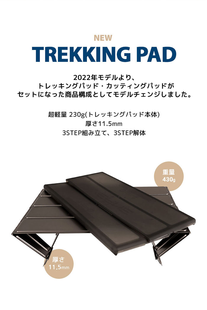 楽天市場】VERNE ベルン TREKKING PAD+CUTTING PAD SET トレッキング