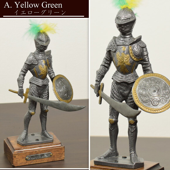 楽天市場】メタルナイト イタリア製金属の中世の騎士像 置物 金属 中世