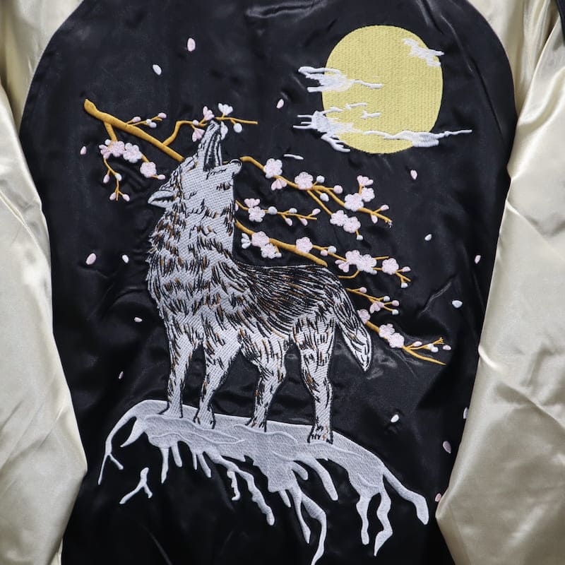 楽天市場】【送料無料】大きいサイズ メンズ スカジャン 3L 4L 5L 銀狼