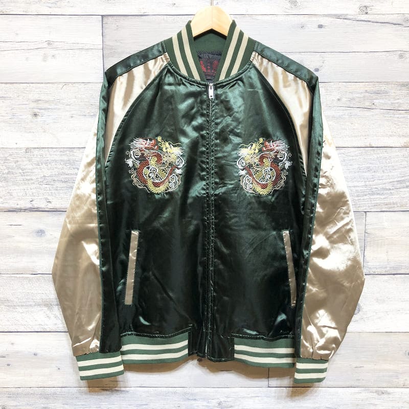 楽天市場】【送料無料】大きいサイズ メンズ スカジャン ツイン