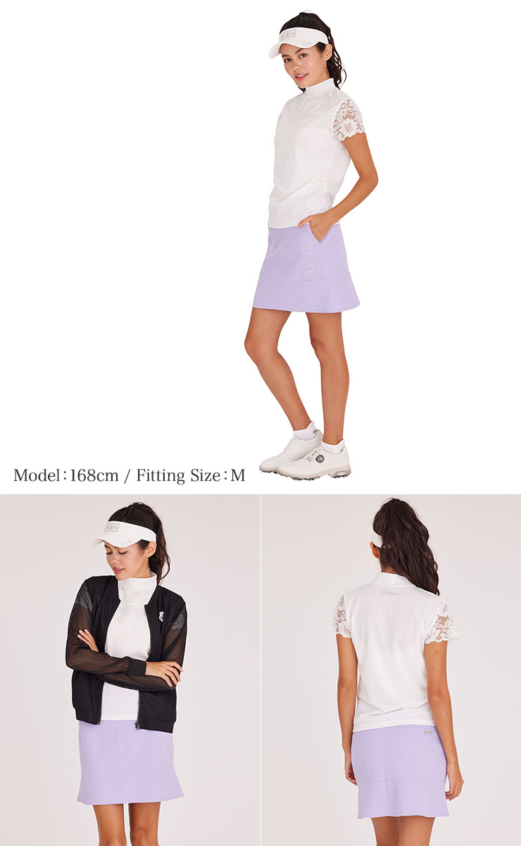 楽天市場】送料無料 7823 裾フレアースカート ゴルフウェア レディース