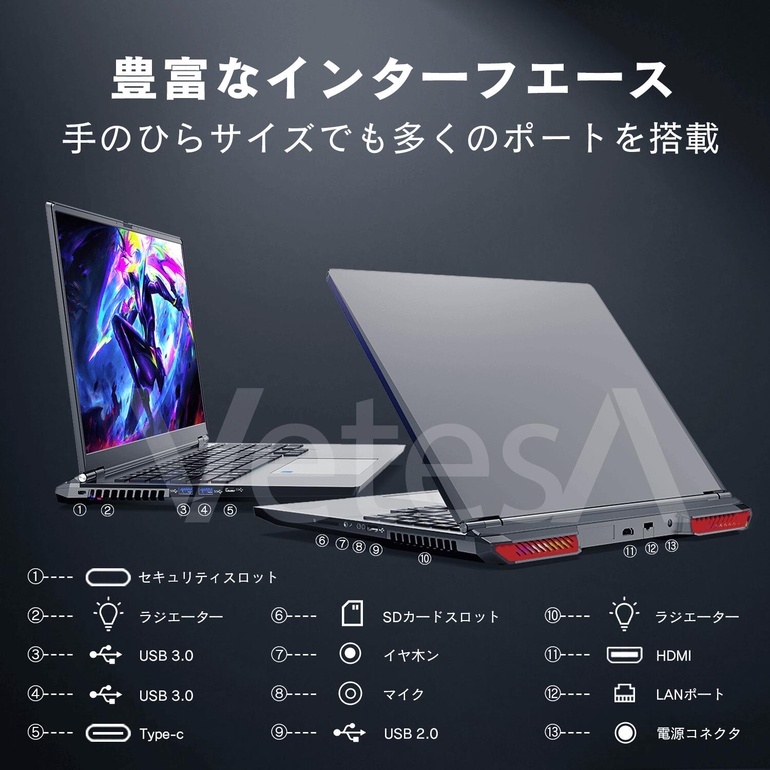楽天市場】ゲーミングノートパソコン 165Hz対応 16インチ 第13世代Core