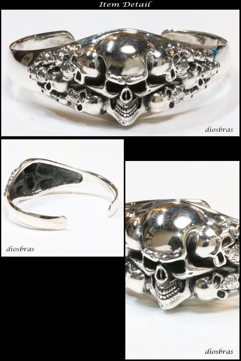 GHOST ゴースト アリゲーターヘッド シルバーバングル GHOST ゴースト